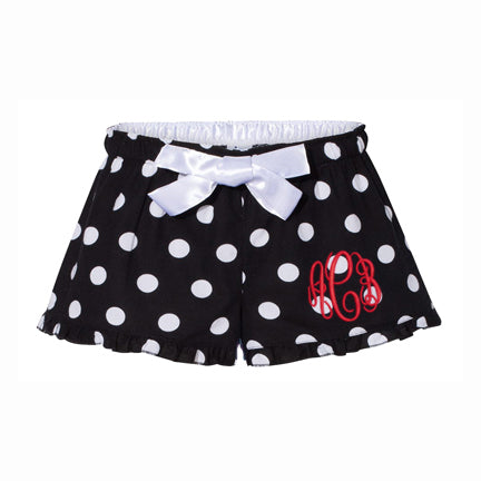 Personalized Flannel Boxers / Monogrammed Boxer Shorts / Plaid Boxer Shorts  / Ladies Sleep Shorts 