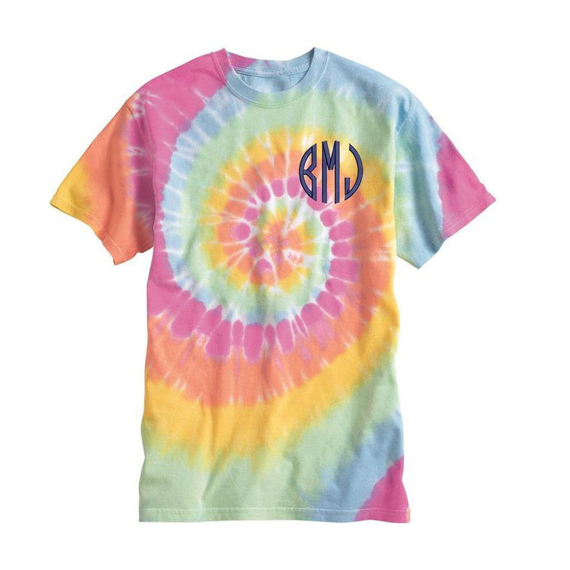 Tie-Dye Tennessee Monogram T-Shirt (Youth) - Southern Made Tees