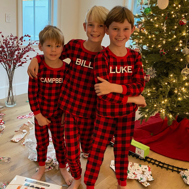 Buffalo Check Pajamas, Buffalo Check Family Pajamas, Family
