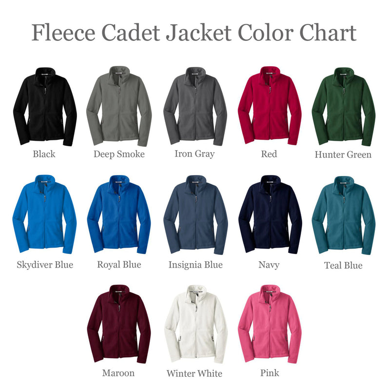 Cotton Sisters Women's Monogrammed Fleece Jacket