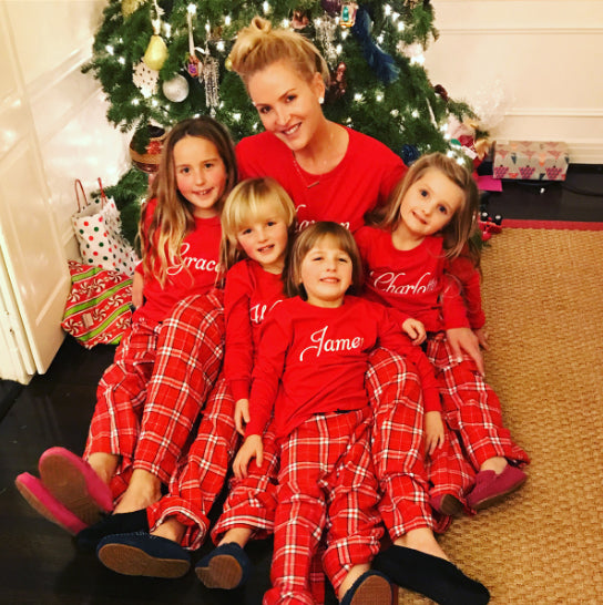Personalized Monogram Matching Pajamas - Family Christmas Pajamas