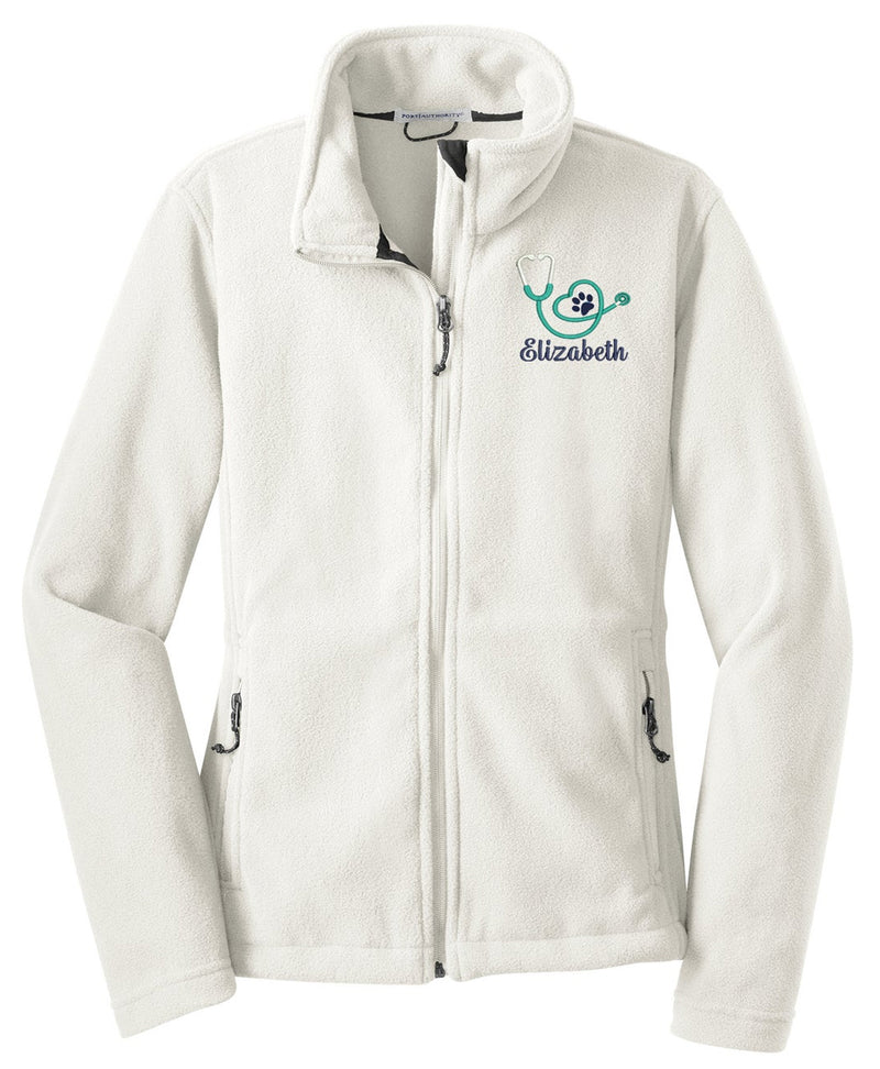 Monogrammed Fleece Jacket Full Zip Jacket Ladies Jacket -  Ireland