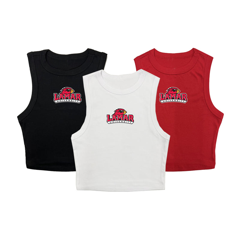 Lamar University Cropped Tank Top