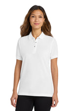 Junior League of Bronxville Ladies Cotton Pique Polo - JL Bronxville Icon