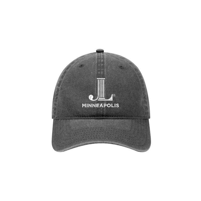 Junior League of Minneapolis Beach Washed Low Profile Baseball Cap - JL Icon Minneapolis Hat