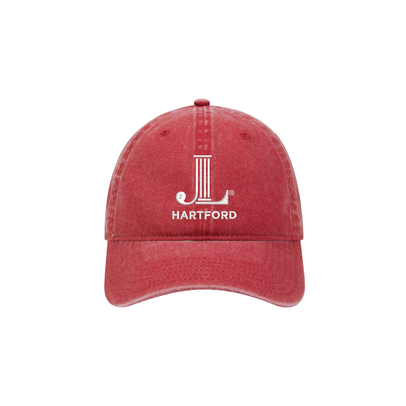 Junior League of Hartford Beach Washed Low Profile Baseball Cap - JL Icon Hat