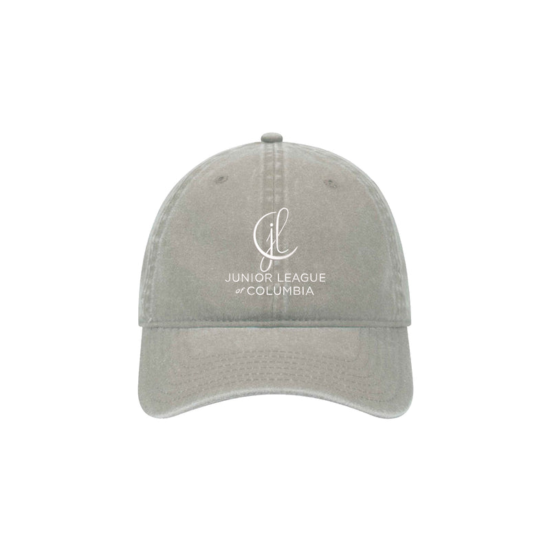 Junior League of Columbia Beach Washed Low Profile Baseball Cap - JL Columbia Logo Hat