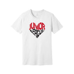 Junior League Short Sleeve Crewneck T-Shirt - JL Cut Out Heart