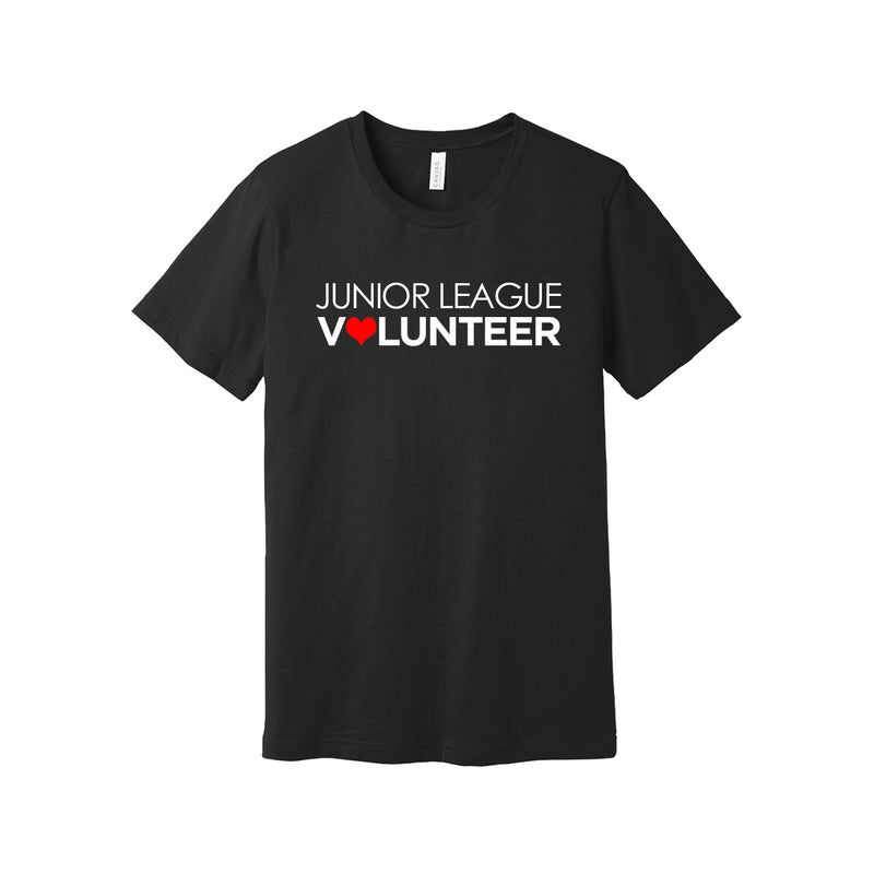 Junior League of Cobb-Marietta Short Sleeve Crewneck T-Shirt - Junior League Volunteer Heart Tee