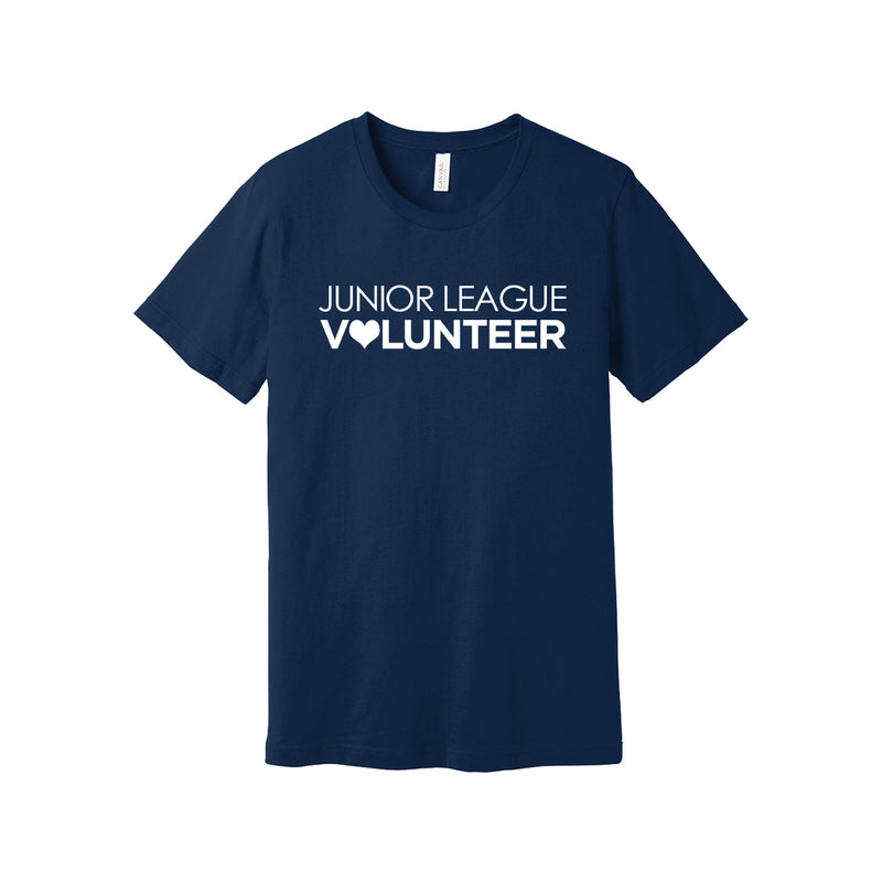 Junior League of Cobb-Marietta Short Sleeve Crewneck T-Shirt - Junior League Volunteer Heart Tee