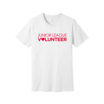 Junior League of Cobb-Marietta Short Sleeve Crewneck T-Shirt - Junior League Volunteer Heart Tee