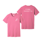 Junior League of Cobb-Marietta Short Sleeve Crewneck T-Shirt - JL Heart Logo