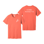 Junior League of Cobb-Marietta Short Sleeve Crewneck T-Shirt - JL Heart Logo