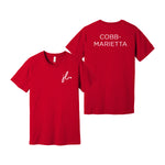 Junior League of Cobb-Marietta Short Sleeve Crewneck T-Shirt - JL Heart Logo