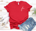 Junior League of Cobb-Marietta Short Sleeve Crewneck T-Shirt - JL Heart Logo