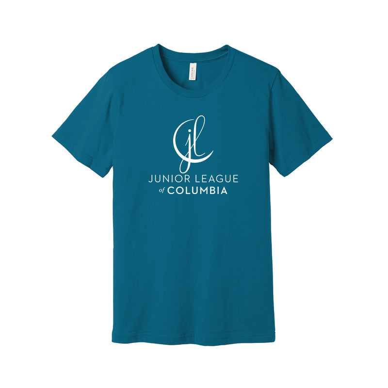 Junior League of Columbia Short Sleeve Crewneck T-Shirt - Columbia Logo Tee