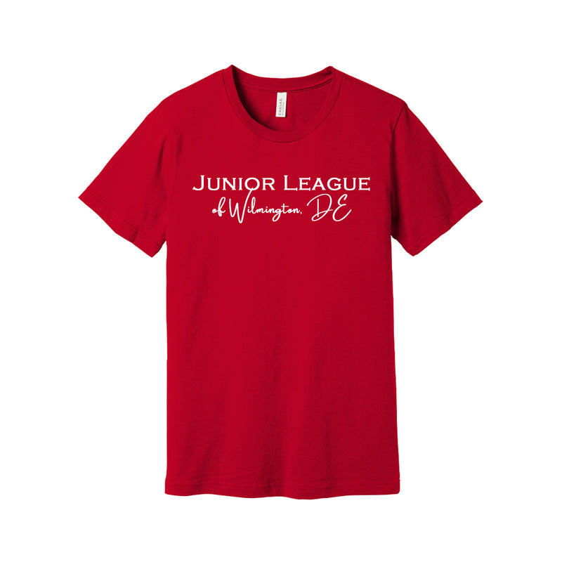 Junior League of Wilmington Short Sleeve Crewneck T-Shirt - Wilmington Script Tee