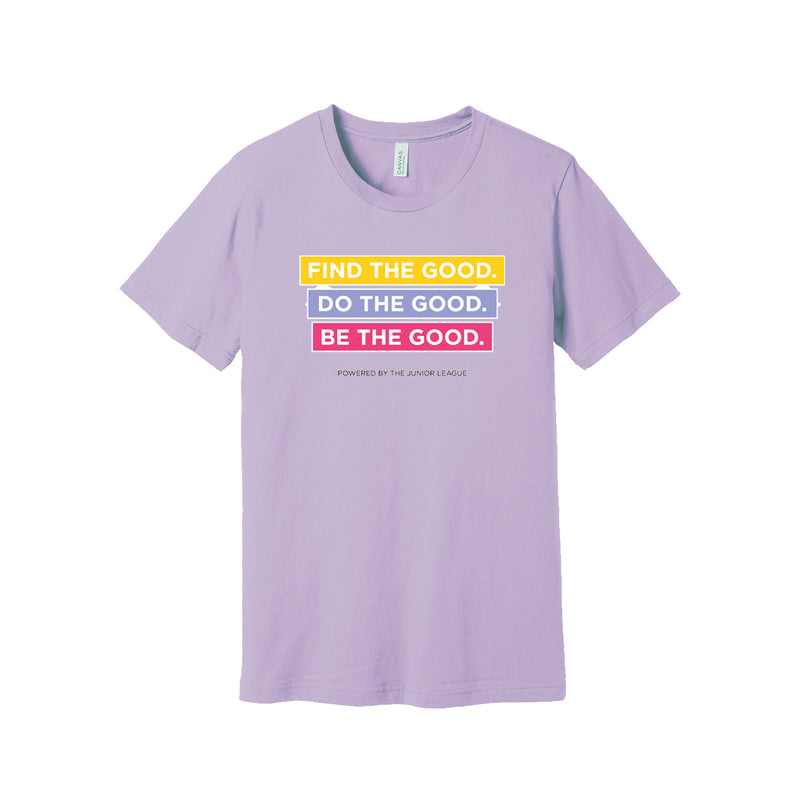 Junior League Short Sleeve Crewneck T-Shirt - Find the Good Full Slogan Tee