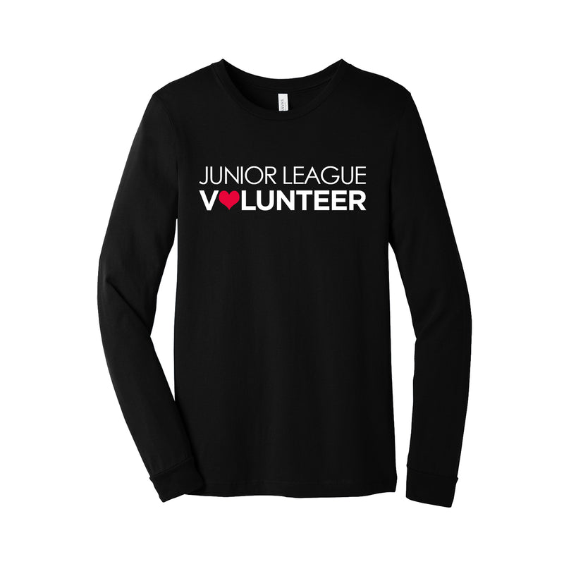 Junior League of Bronxville Long Sleeve T-Shirt - Volunteer Heart Tee