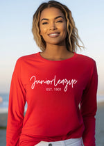 Junior League Long Sleeve T-Shirt - Junior League Script Est.