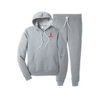 Junior League of Minneapolis Luxe Fleece Sweatsuit - JL Icon Minneapolis Hooded Sweatshirt & Matching Joggers