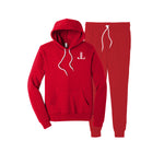 Junior League Luxe Fleece Sweatsuit - JL Icon Hooded Sweatshirt & Matching Joggers