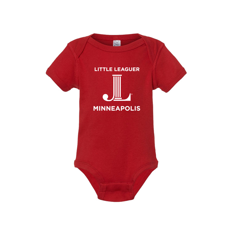 Junior League of Minneapolis Little Leaguer Baby Onesie - Short Sleeve Bodysuit