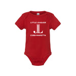 Junior League of Cobb-Marietta Little Leaguer Baby Onesie -  Short Sleeve Bodysuit