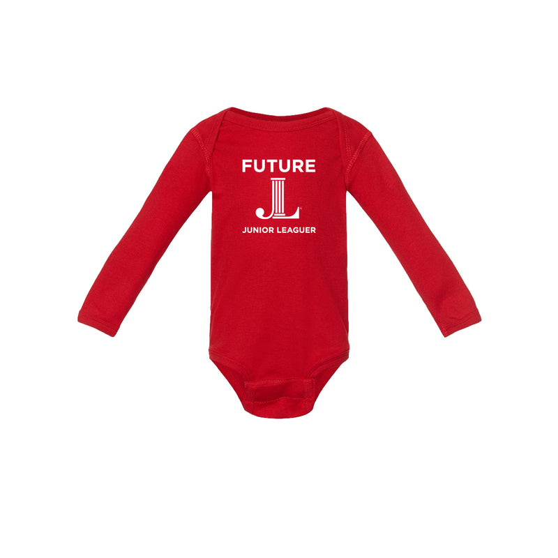 Junior League of Hartford Long Sleeve Baby Onesie - Future Junior League Infant Bodysuit