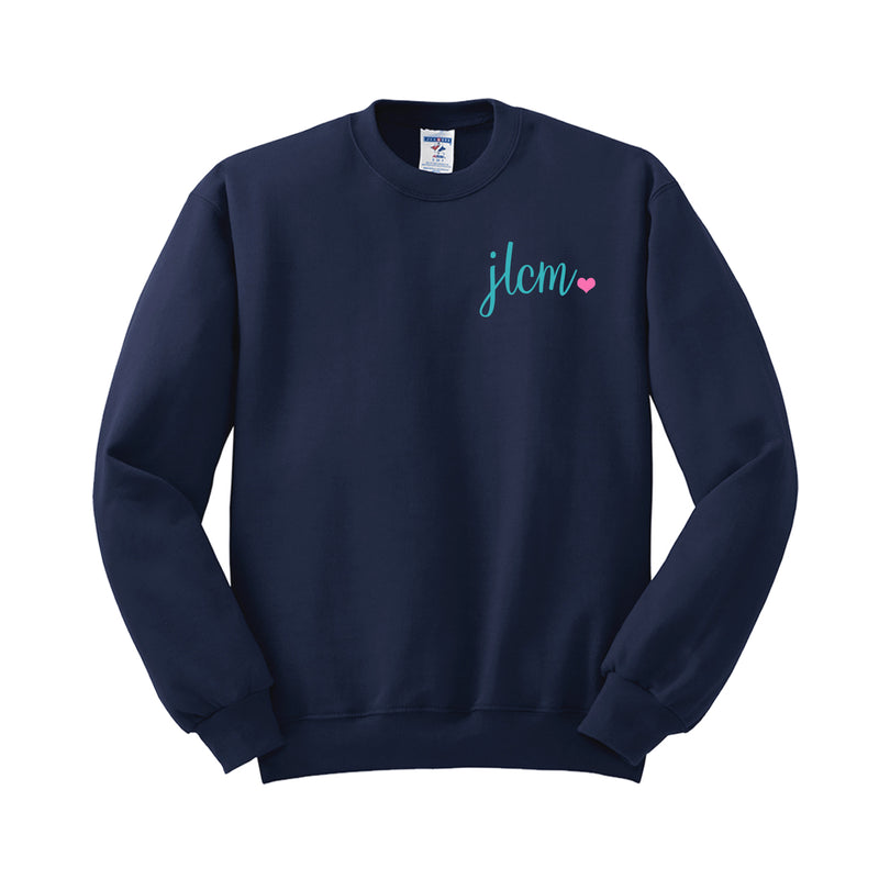 Junior League of Cobb-Marietta Crewneck Sweatshirt - JLCM Heart Logo