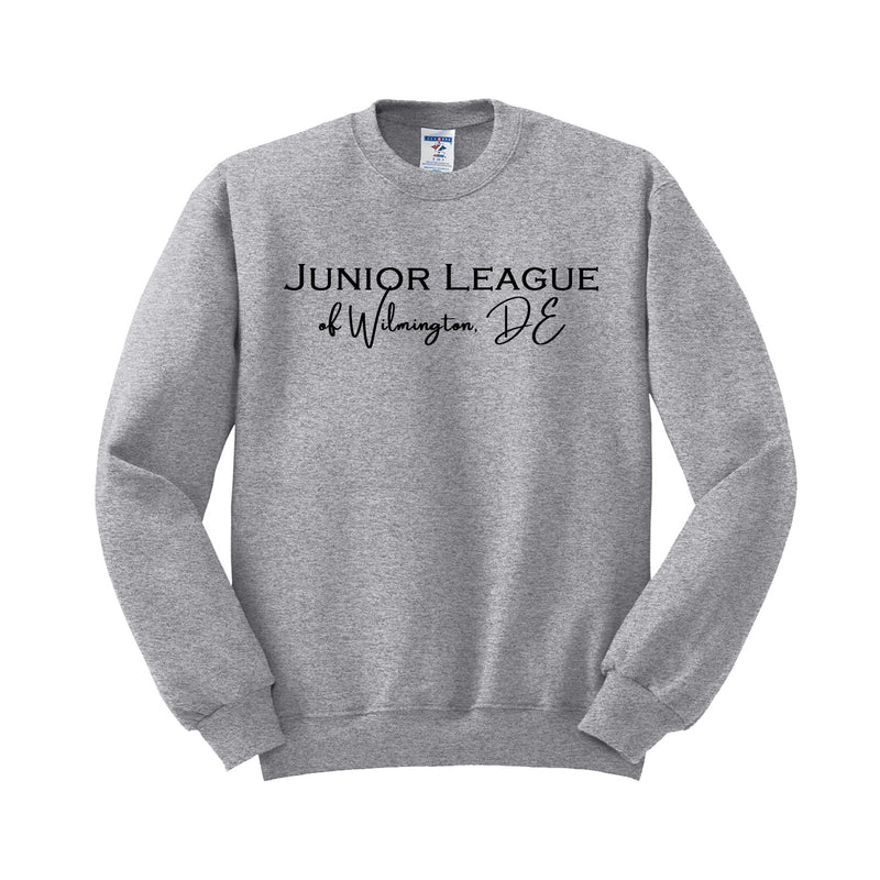 Junior League of Wilmington Crewneck Sweatshirt - JL Wilmington Script Logo