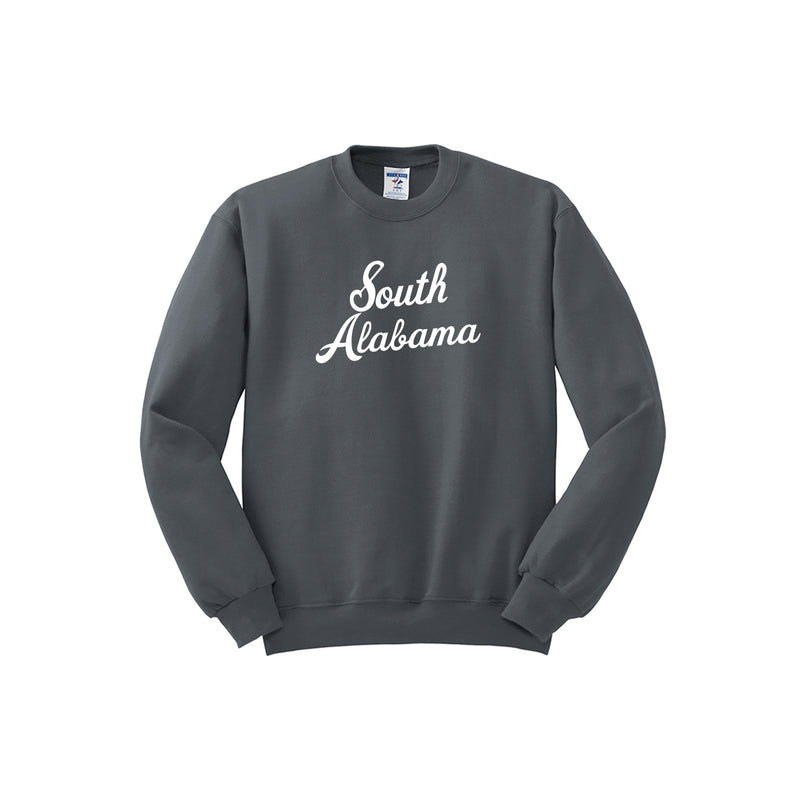 University of South Alabama Crewneck Sweatshirt - South Alabama Script Logo