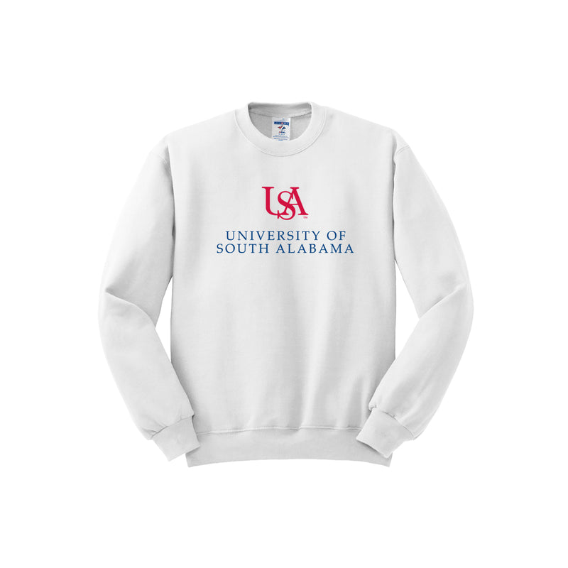 University of South Alabama Crewneck Sweatshirt - USA LOGO