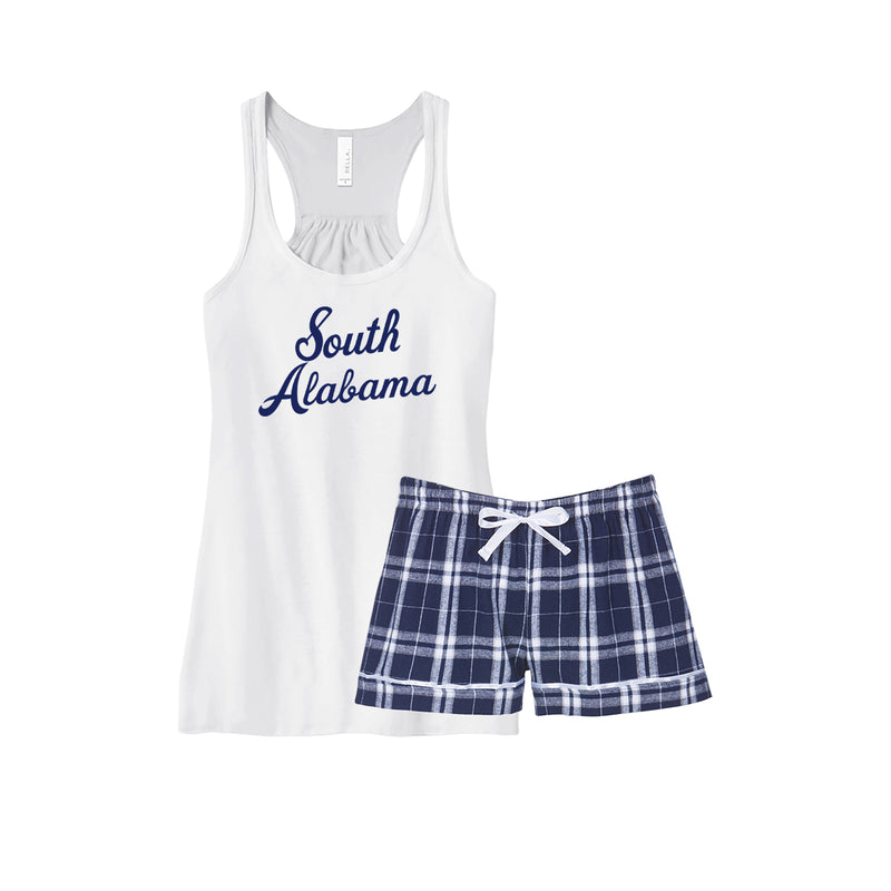 University of South Alabama Tank & Boxer Pajama Set