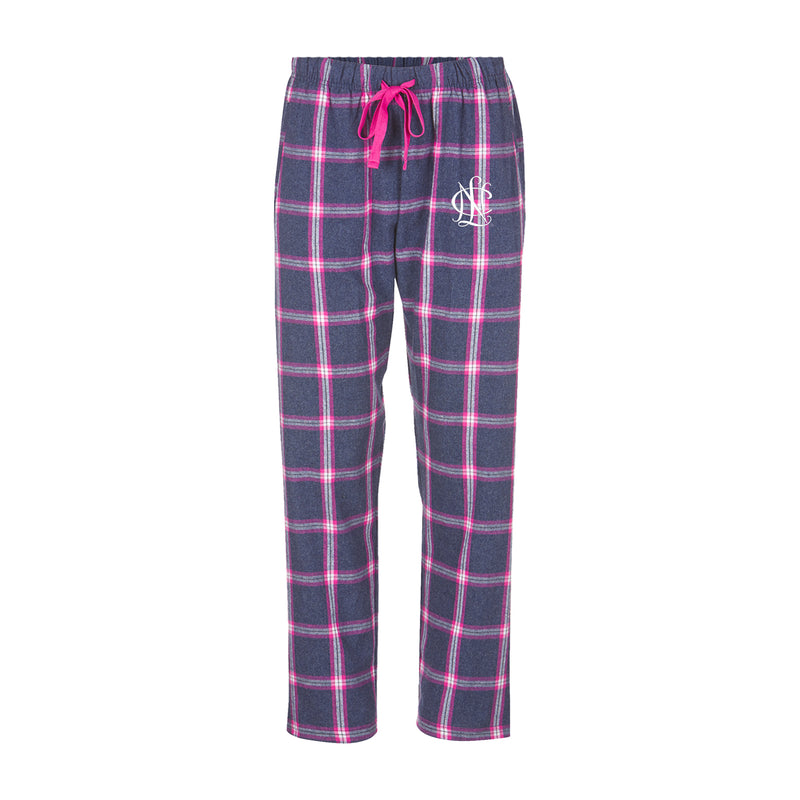 National Charity League Ladies Flannel Pants - NCL Plaid Pjs