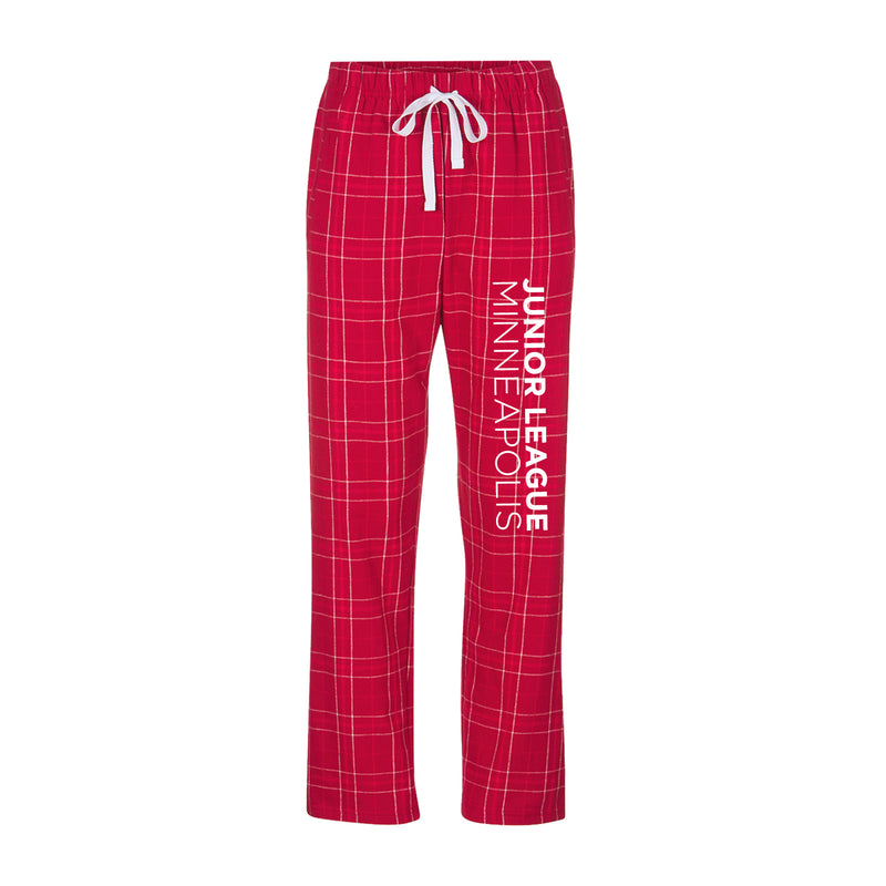 Junior League of Minneapolis Flannel Pants - Junior League Minneapolis Down the Leg