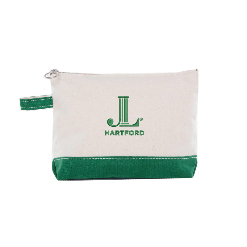 Junior League of Hartford Cosmetic Bag - JL Icon Canvas Pouch