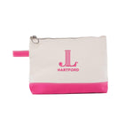 Junior League of Hartford Cosmetic Bag - JL Icon Canvas Pouch