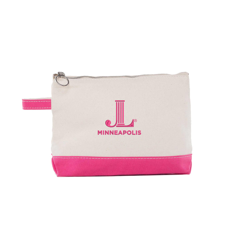 Junior League of Minneapolis Cosmetic Bag - JL Icon Canvas Pouch