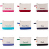 Junior League of Columbia Cosmetic Bag - JL Columbia Logo Canvas Pouch