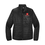 Junior League of Cobb-Marietta Puffer Jacket - Black Puffy Coat - Logo