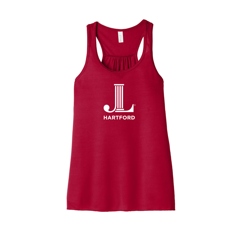 Junior League of Greenwich Flowy Racerback Tank - JL Hartford Icon