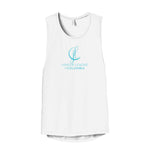 Junior League of Columbia Flowy Scoop Neck Tank - JL Columbia SC Logo