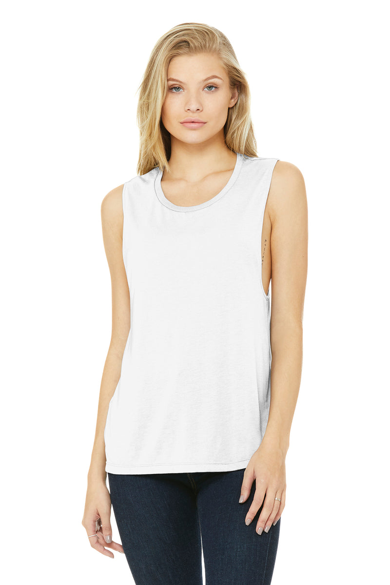 Junior League of Columbia Flowy Scoop Neck Tank - JL Columbia SC Logo