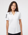 NJCAA Adidas 3 Stripe Ladies Polo