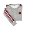 Arkansas State University Striped Crewneck Sweatshirt