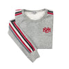 University of New Mexico Striped Crewneck Sweatshirt