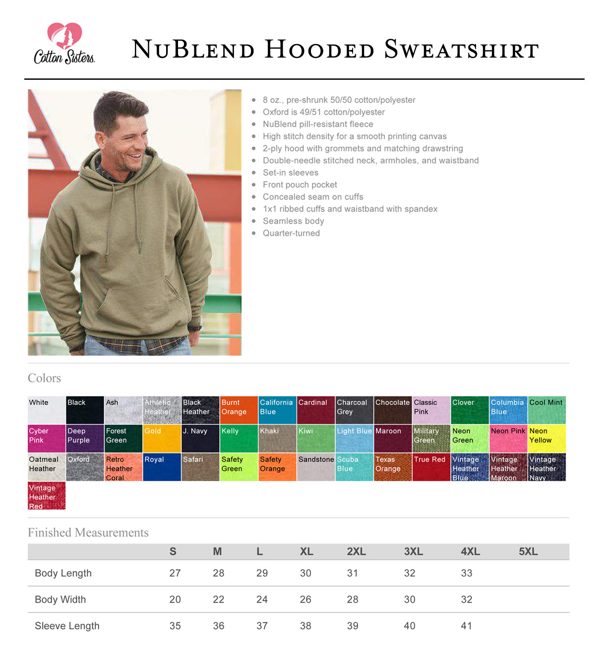 Mayfield Senior School NuBlend® Hooded Sweatshirt – Cotton Sisters