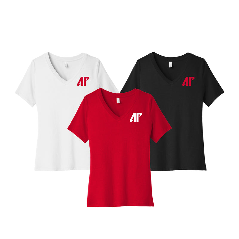 Austin Peay Vneck Tee - AP