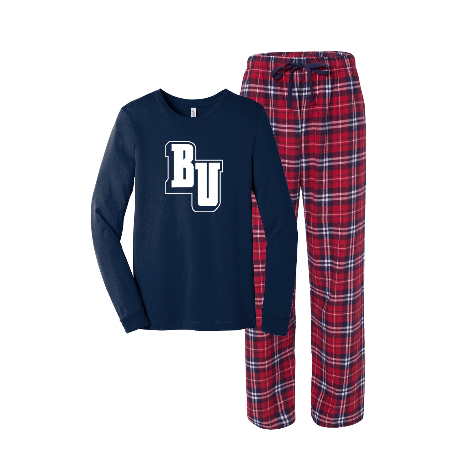 Belmont University Flannel Pajama Set - Unisex – Cotton Sisters